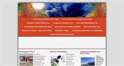 Desktop Screenshot of codywyomingadventures.com